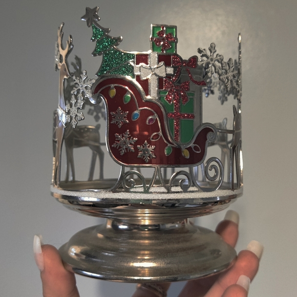 Bath & Body Works Other Santa Sleigh Candle Holder Poshmark